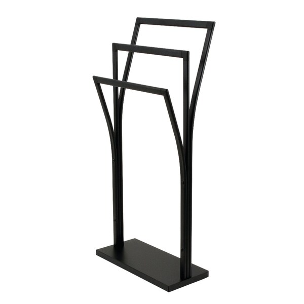 Freestanding YStyle Towel Rack, Matte Black